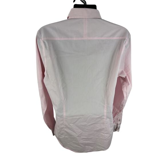 Twillory Pink Performance Fabric Long Sleeve Button Up Size 16.5 - Picture 2 of 12
